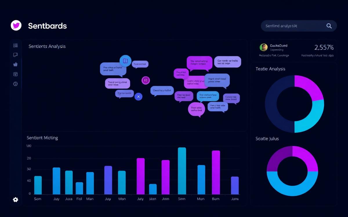Conceptual visual representing the Airline Sentiment AI python & data project